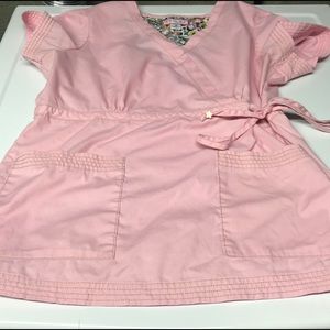Koi Scrub Top /Bottom  - Blush